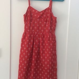 Red J. Crew Sundress